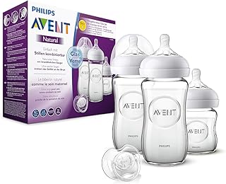 Philips AVENT Fütter-Set aus Glas für Neugeborene (SCD303/01)