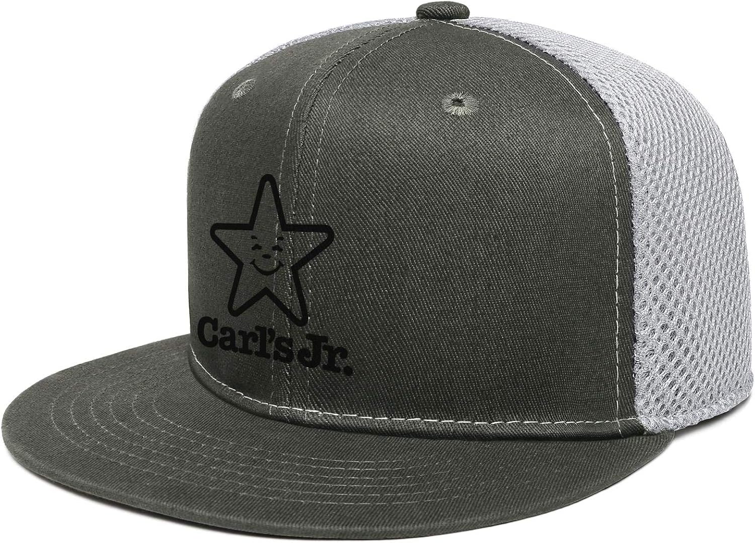 Amazon.com: Unisex Curved Carl's-Jr.-Logo-Emblems- Olive-Green Plain Baseball Hat: Clothing