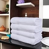 Utopia Towels Premium Jumbo Bath Sheet 90x180 cm 8 Pack White view 5