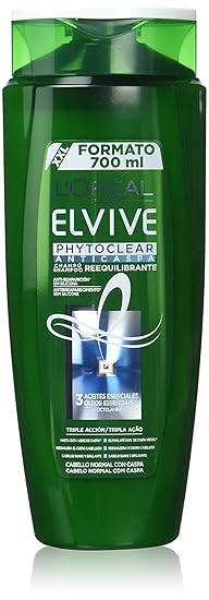 L'Oreal Paris Elvive Phytoclear Anti-Schuppen Shampoo normales Haar - 700 ml Cabello normal - 700 ml