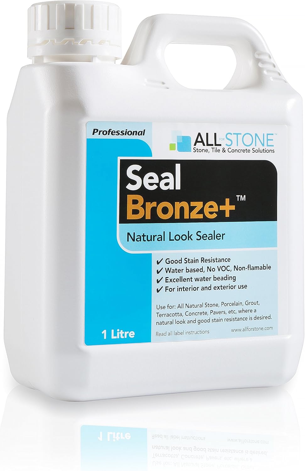 Seal Bronze + 1 Ltr ECONOMICAL STONE, TILE & GROUT SEALER Seal Bronze + 1 Ltr ECONOMICAL STONE, TILE & GROUT SEALER