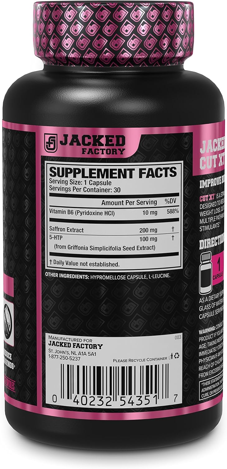 CUT-XT Appetite Suppressant for Weight Loss | Stimulant-Free Hunger Control Diet Pills | Featuring Premium Ingredients Saffron Extract & 5-HTP - Keto Friendly - 30 Natural Veggie Pills: Health & Personal Care