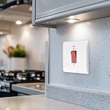 BG Electrical Cooker Control Switch Unit 45A Nexus 800 White Round Edge view 6