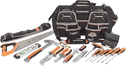 Sac Solide Avec 66 Outils Pour La Maison Ensemble Complet Magnusson Amazon Fr Bricolage