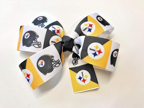Amazon Com Pittsburgh Steelers Hair Bow Girls Steelers Football