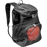 Xelfly Basketball Backpack with Ball Compartment