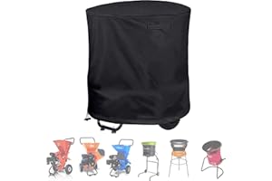 Aaaspark Waterproof Heavy-Duty Wood Chipper Shredder Mulcher Cover for Wood Chipper Shredder Mulcher and Leaf Mulcher(33"x45"),Black