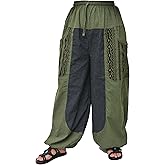 Siamrose Baggy Yoga Harem Pants Men Women Casual Lounge Trousers Two-Colored, 2 Pockets