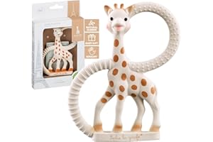 Sophie la girafe Teething Ring | Made from Natural Rubber | Designed for Teething Babies | Awaken All 5 Senses | Easy to Clean