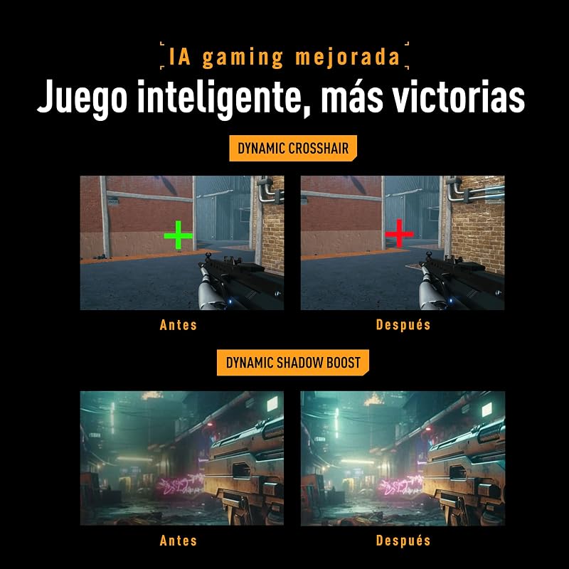 TUF Gaming VG27AQL5A Monitor de 27 polegadas, QHD (2560 x 1440), 210 Hz (OC), IPS rápido, ELMB Sync, 0,3 ms GTG (min), Altifalante estéreo, DisplayWidget Center, AI Gaming, Ajuste de altura