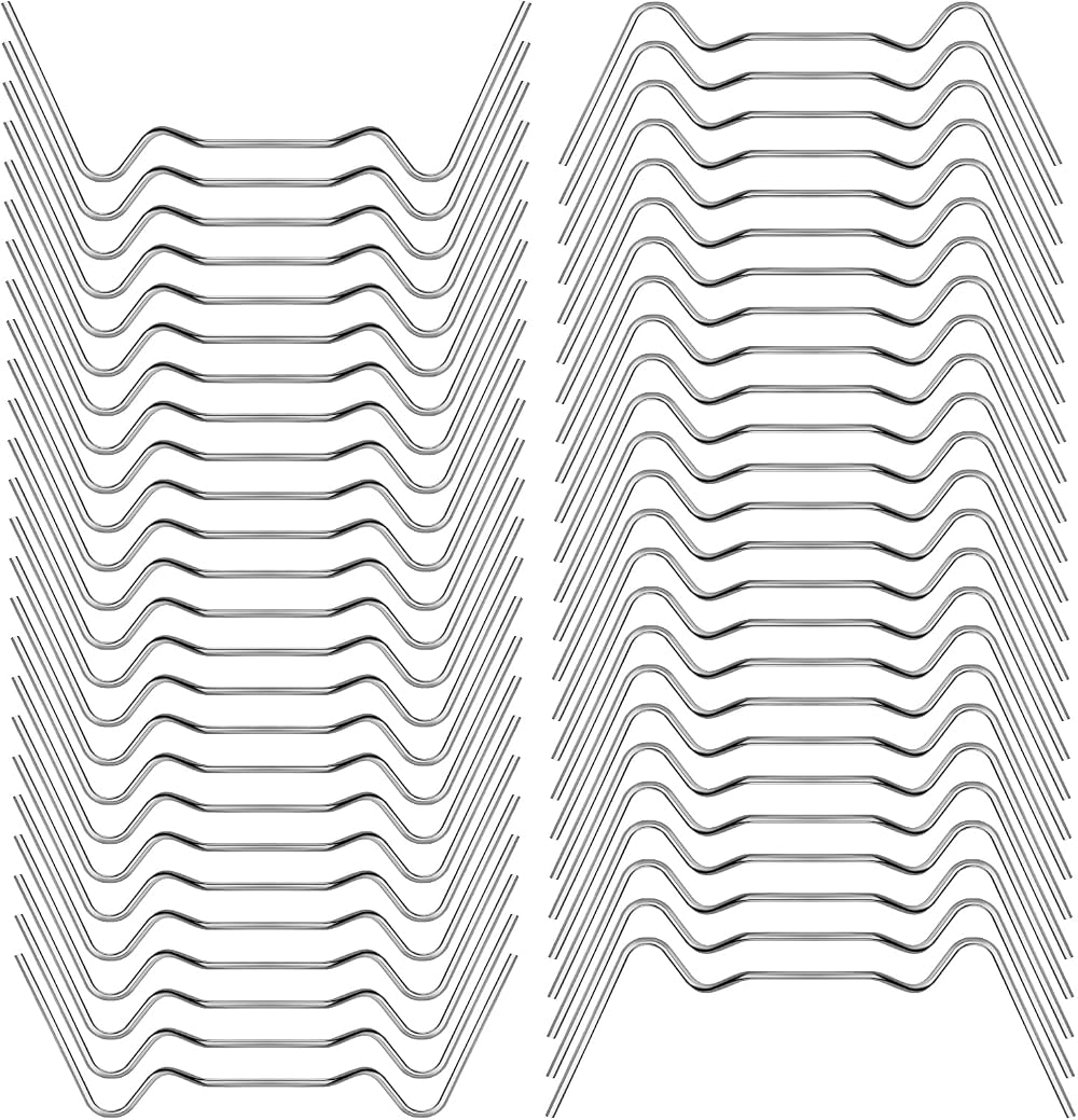 lmytdo Greenhouse Glass Clips 50 Pcs Stainless Steel Fixings 80x32mm