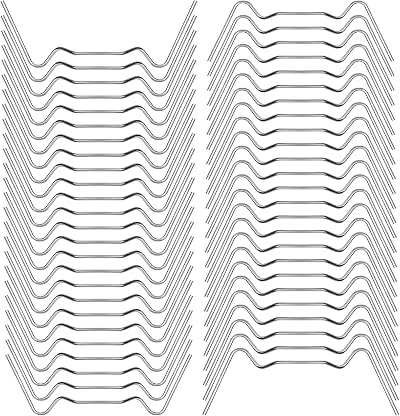 lmytdo Greenhouse Glass Clips 50 Pcs Stainless Steel Fixings 80x32mm