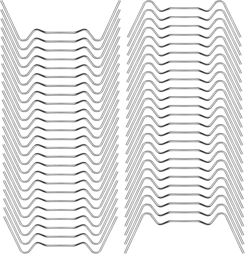lmytdo Greenhouse Glass Clips 50 Pcs Stainless Steel Fixings 80x32mm