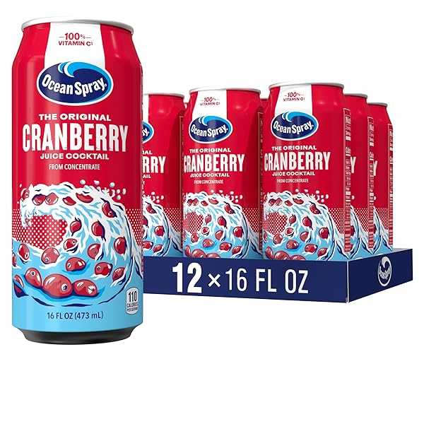 OCEAN SPRAY® CRANBERRY JUICE COCKTAIL JUICE DRINK, 16OZ...
