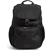 Vera Bradley Women's Recycled Lighten Up Reactive Daytripper Backpack, Black, One Size