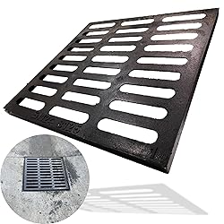 MOSINSBO Cast Iron Drain Grate, 20x20 Outdoor Drain