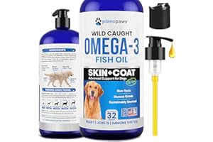 Omega 3 Fish Oil for Dogs - Better Than Salmon Oil for Dogs - Dog Fish Oil Supplement for Shedding, Allergy, Itch Relief - Su