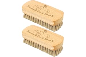 SEPGLITTER Vegetable Brush,2 Veggie Wash Brushes Potato Brush Cleaning Brush for Potato Carrot Cucumber and Fruits Vegetable Brush Scrubber for Food