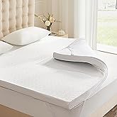 Eiayeebil 3 Inch Memory Foam Mattress Topper Full, Memory Foam Pad with Removable & Washable Cover, Bed Topper for Back Pain, Non-Slip Ventilated Design, Full Size