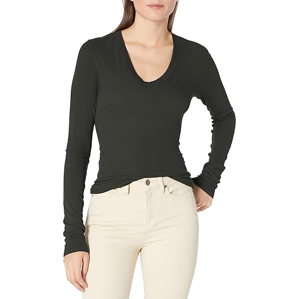 専用です♪　KANAM　silk rib long sleeve ３点 Enza Costa womens Stretch Silk Rib Fitted Long Sleeve Crew
