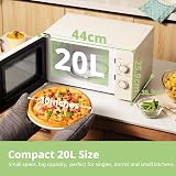 COMFEE 20L 700W Cream Compact Microwave Oven CMO-M202NC(CM) view 4