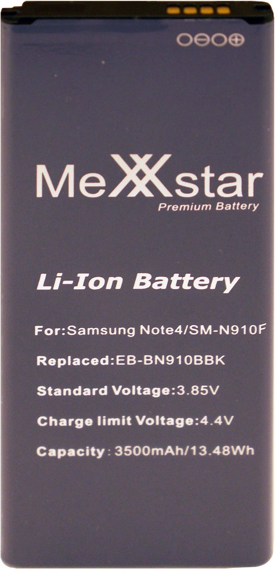 Mexx Star Premium Battery for Samsung Galaxy Note 4, SM-N910F/EB-BN910BBE, EB-BN910BBK (3500 mAh/13.47 wh Li-Ion Battery) 3rd 85V)