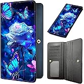 Tudguiloae Long Women Wallet, Ultra Slim Wallet for Women, PU Leather RFID Blocking Credit Card Holder,Business Travel Wallet