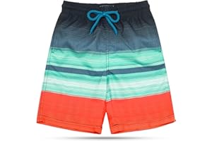 KAILUA SURF Boys' Swim Trunks Quick Dry Board Shorts with Mesh Liner, Sizes 2T-18/20