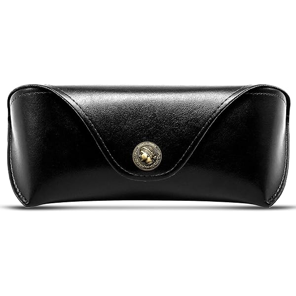 Ray Ban Black Leather Like Medium Case With Gold Stamp  display picture 1
