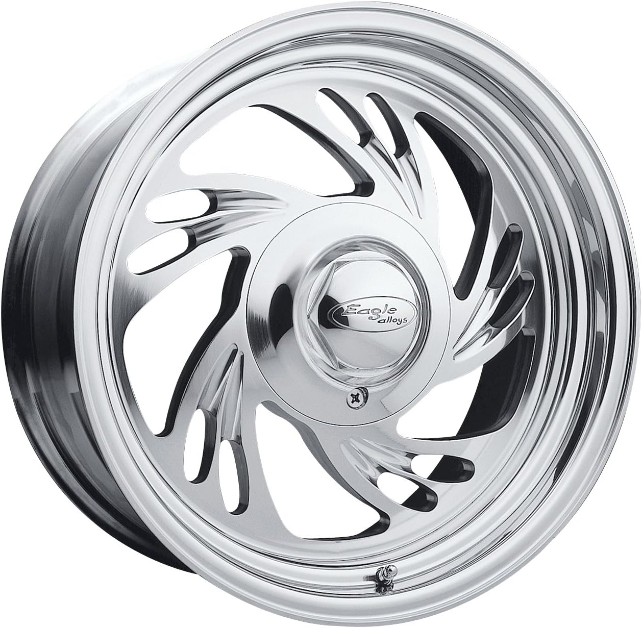 Eagle Alloys 203 Polished Wheel (15x10"/5x5") Automotive