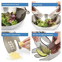 PortoFino Salad Hands - Salad Tongs for Serving