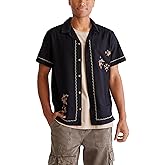 Aeropostale Men's Short Sleeve Design Camp Shirt