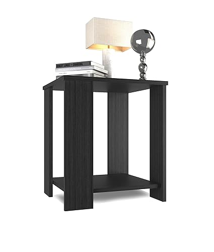 Forzza Bentley Side Table with Storage (Wenge)