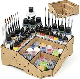 PROSCALE Universal Corner Paint Organizer for Miniatures Modular Corner Rack
