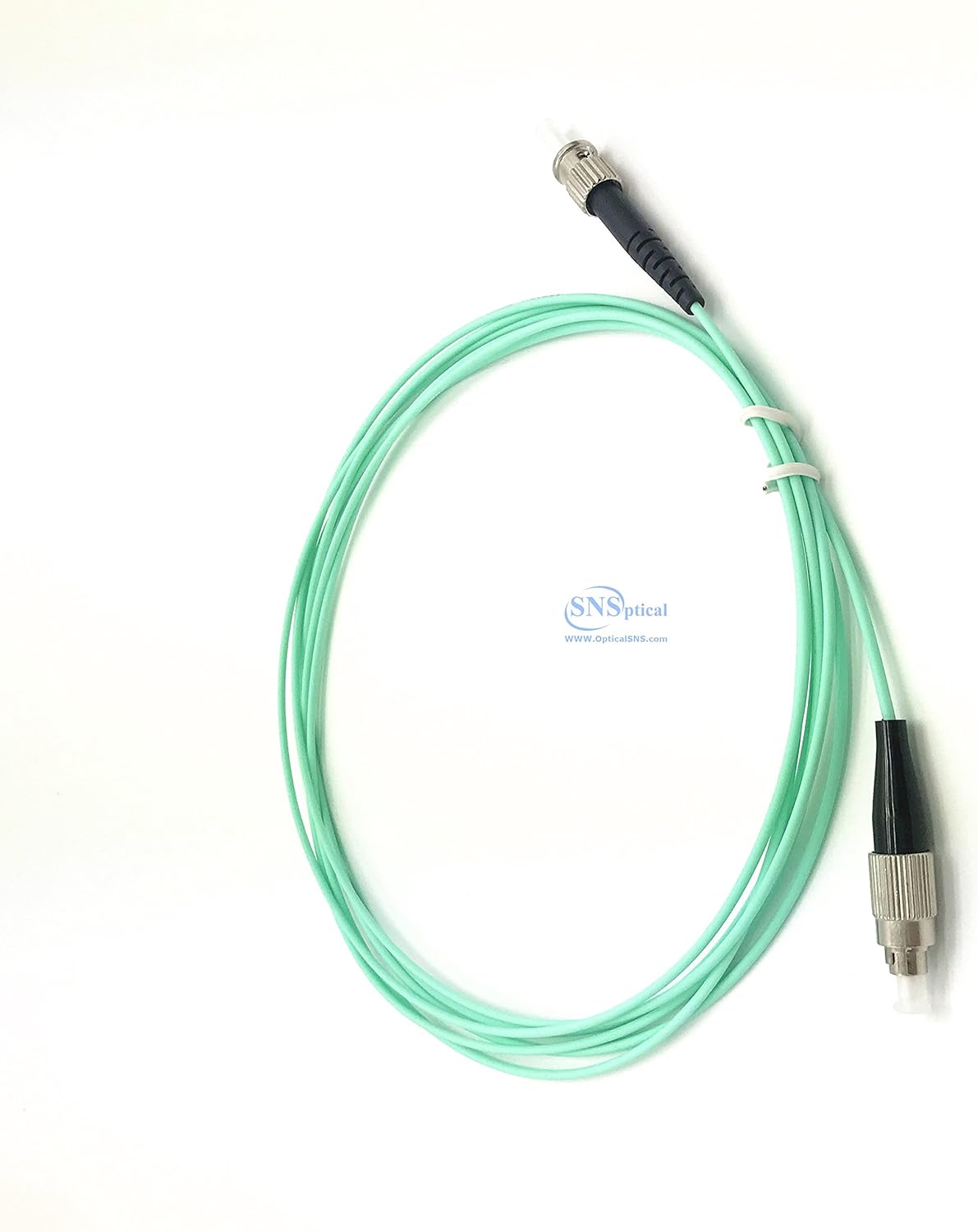 Optical SNS FC/UPC to ST/UPC Simplex Multi Mode OM3 50/125 Patch Cord 3M/9ft-P3