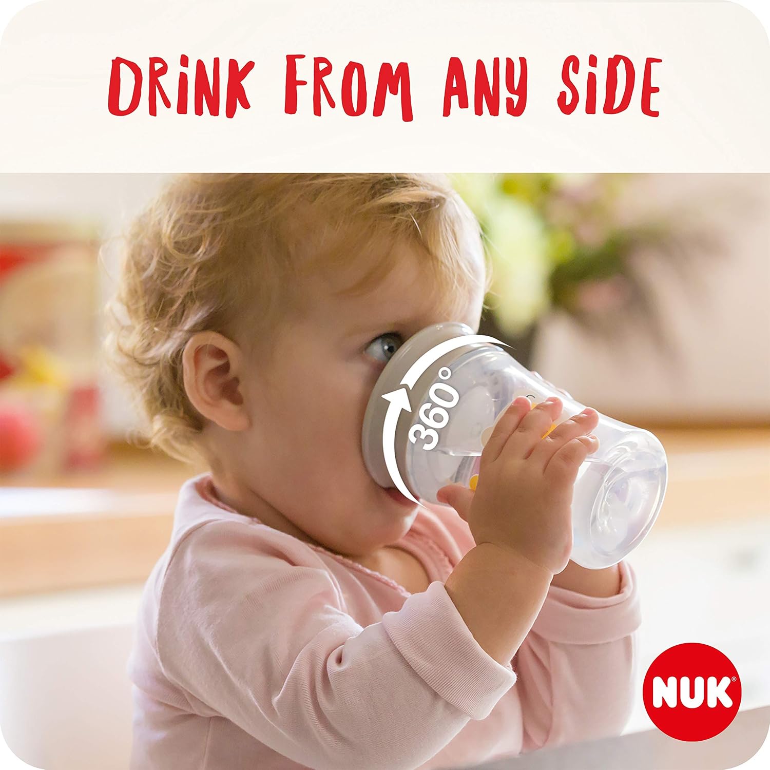 NUK Magic Cup Sippy Cup, Neutral - Image 3