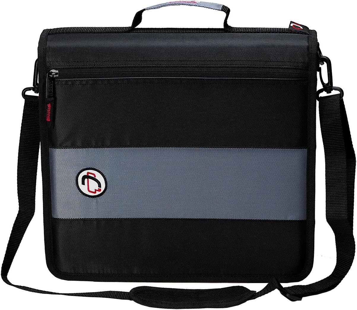 Case-it 2-Inch Ring Zipper Binder, Black, D-251-BLK : Portfolio Ring Binders : Office Products