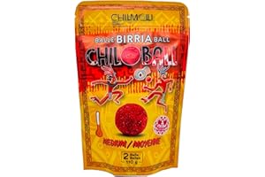Chilmolli Chil-Ball Birria Bomb (Medium/Moyenne) 2-pack. No additives, No preservatives, Gluten free