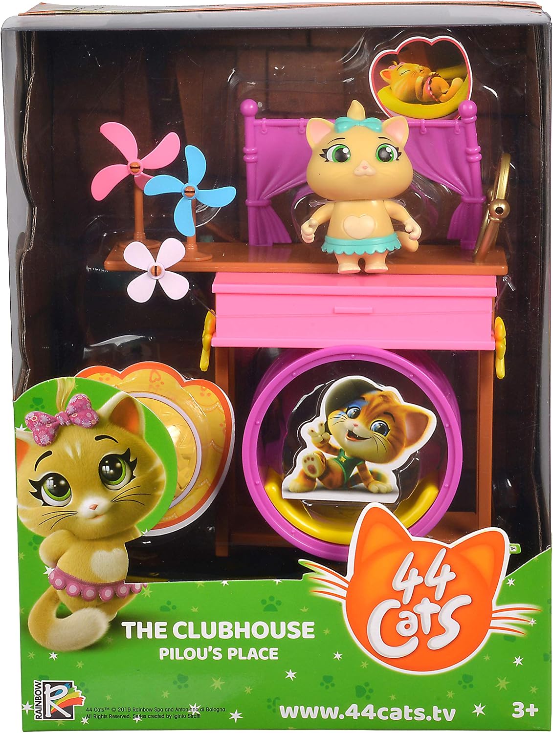 44 Cats - Playset Pilou - 20cm, Pink - Image 4