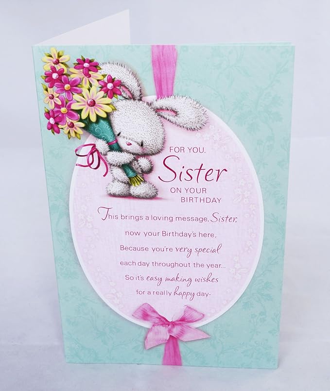 Biglietto Di Buon Compleanno Speciale Per Sorella Parole Gentili E Moderne Amazon It Casa E Cucina