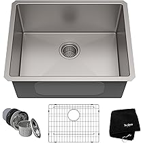 KRAUS Standard PRO 23-Inch 16 Gauge Undermount Single Bowl ...