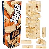 Jenga Official Hasbro Games | Digital Die for 6 More Ways to Play | Original Wood Block Game | Stacking Tower | Ages 6+ | 1+ 