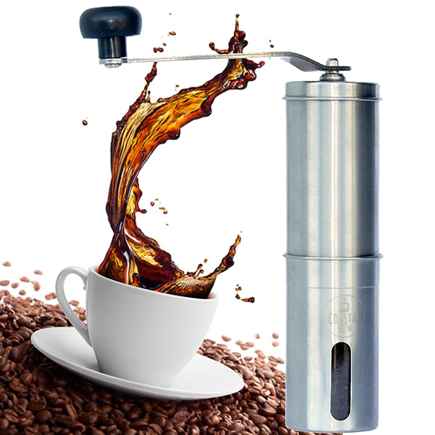 Mornings By Mom PRODUCT REVIEW ALERT! Coastal Brew Coffee Grinder!