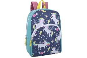 Trail maker 15 Inch Kids Backpacks for Preschool, Kindergarten, Elementary School Boys and Girls with Padded Straps