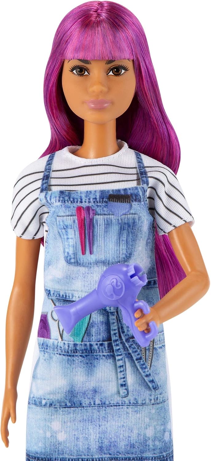 Barbie Salon Stylist Doll, Multi-colored, 12 inches - Image 4