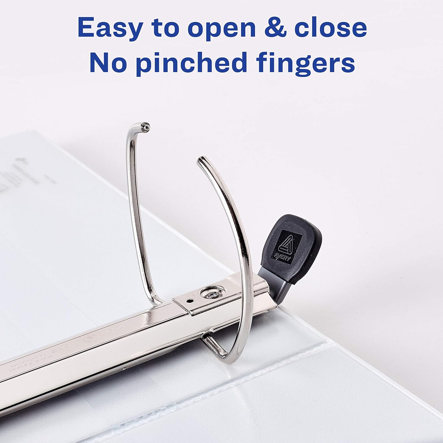 Avery Heavy Duty View 3 Ring Binder, 5" One Touch EZD Ring, Holds 8.5" x 11" Paper, 1 White Binder (79106) : Office Products