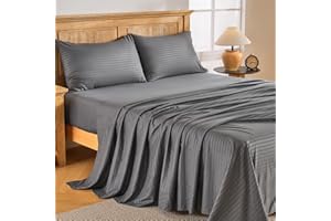 Queen Sheet Set 4 Piece – Deep Pocket 16" Bedsheets Set Queen Size – Soft, Breathable & Wrinkle Resistant Microfiber – Includ