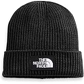 The North Face TNF Logo Box Cuffed Beanie, TNF Black, OS-REG