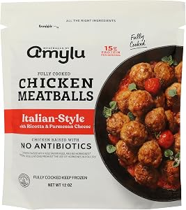 AmyLu Italian Style Chicken Meatballs, 12 OZ