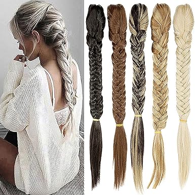 Amazon Com Fut 21 Long Fishtail Braid Ponytail Hair Extension